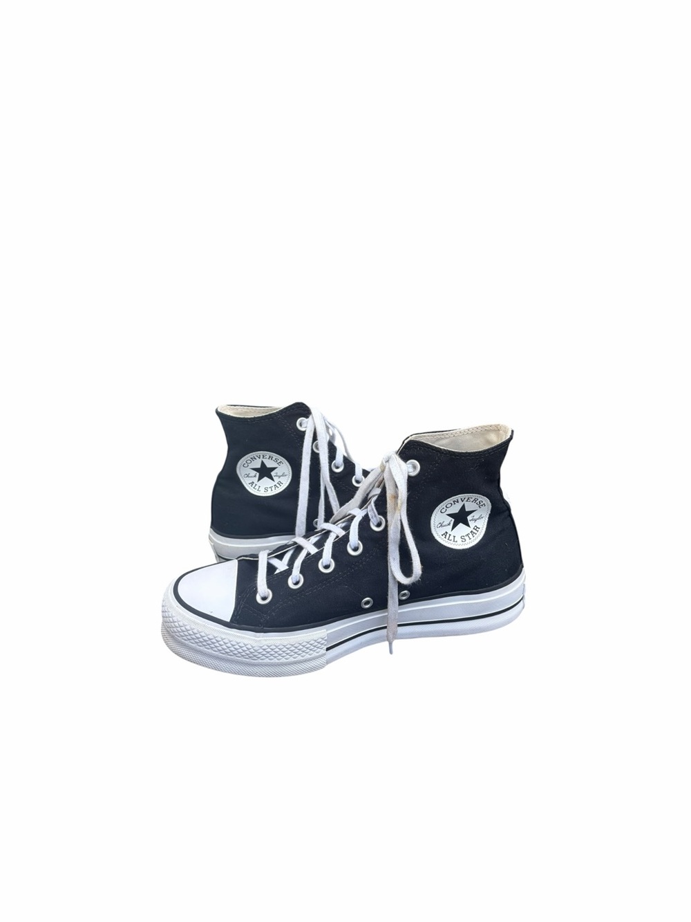 Converse Chuck Taylor All Star Lift Platform High Top Sneakers - Black/White